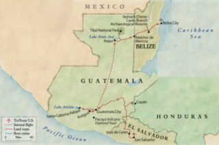 Review Route of the Maya