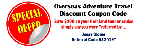 discount coupon code overseas adventure travel